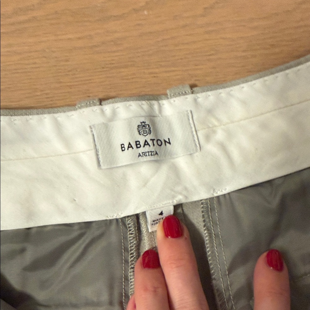 Light Grey Babaton Agency pants from Aritzia A NWOT - Picture 5 of 6